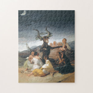 Witches Sabbath, Francisco Goya - Von ,(1797-1798) Puzzle