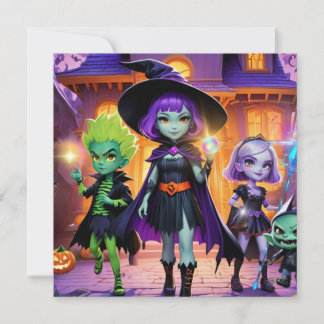 Witches & Wizards Themed Invitation Einladung