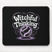 Witchful Thinking Crystal Ll Halloween Vibes 1 Mousepad (Vorne)