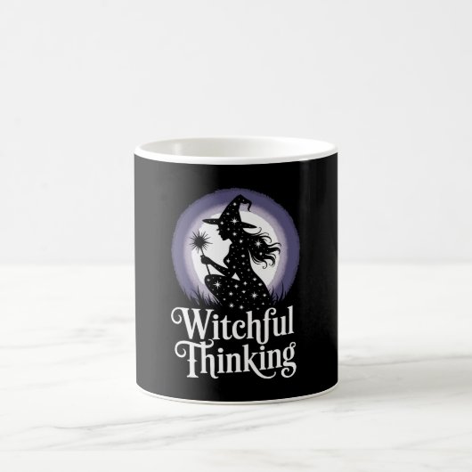 Witchful Thinking Halloween Girl T-shirt Kaffeetasse (Mittel)