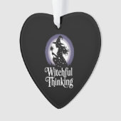 Witchful Thinking Halloween Girl T-shirt Ornament (Vorderseite)