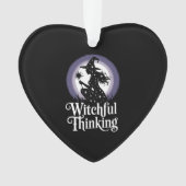 Witchful Thinking Halloween Girl T-shirt Ornament (Vorderseite)