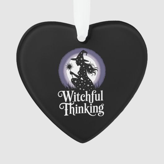 Witchful Thinking Halloween Girl T-shirt Ornament (Vorderseite)
