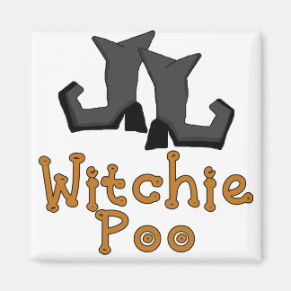 Witchie Poo T - Shirt und Geschenke Magnet