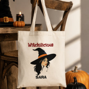 Witchilicious Halloween-Süßigkeiten-Tasche Tragetasche