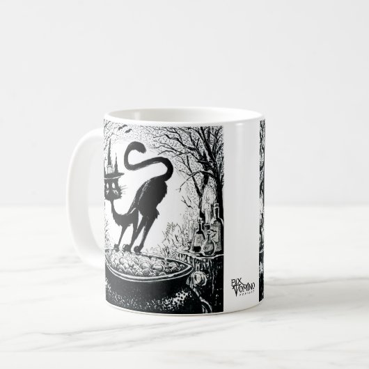 Witching Cat Kaffeetasse (Vorderseite Links)