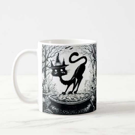 Witching Cat Kaffeetasse (Links)