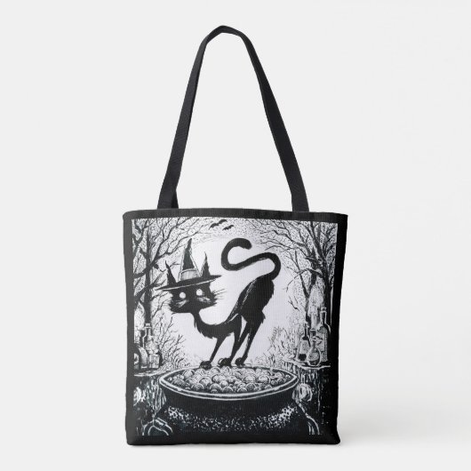 Witching Cat Tasche (Rückseite)