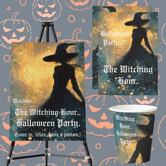 Witching-Hour-Halloween-Party Poster