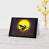 Witching Hour Karte (Gelbe Blume)