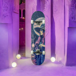 Witching Hour: Mondbeleuchtete Magie Skateboard