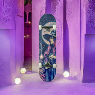 Witching Hour: Mondbeleuchtete Magie Skateboard
