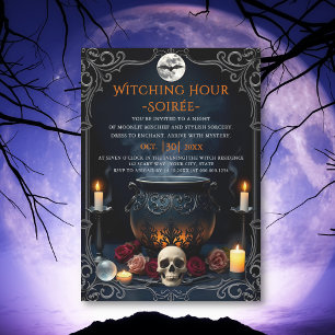 Witching Hour Soirée cauldron Erwachsenen Hallowee Einladung