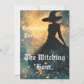 Witching-Stunden-Halloween-Party-Einladung Einladung (Vorderseite)