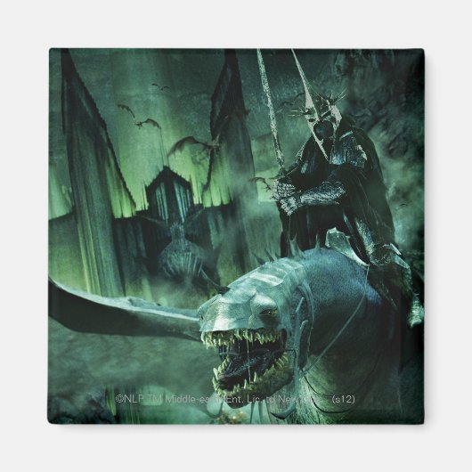 Witchking Riding Fellbeast Magnet (Vorne)