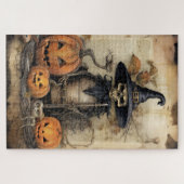 Witchlight Whimsy — Spooky Charm in Full Bloom Puzzle (Horizontal)