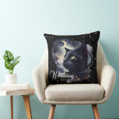 Witchling Dreams Black Cat and Stars Kissen (Stuhl )