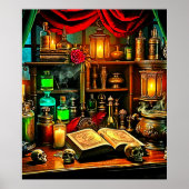 Witch's Altar Mystical Night Brew Design Poster (Vorne)