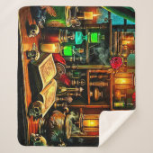 Witch's Altar Mystical Night Brew Design Sherpadecke (Vorderseite)