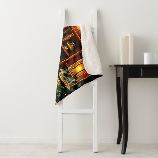 Witch's Altar Mystical Night Brew Design Sherpadecke (Beispiel)