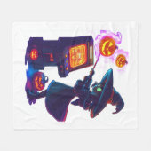 Witchs Arcade Night Fleecedecke (Vorderseite (Horizontal))