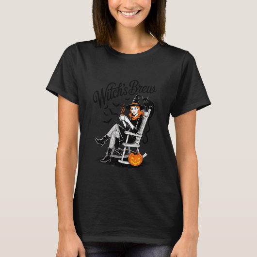 Witch's Brew Halloween Magic Charm T-Shirt (Vorderseite)