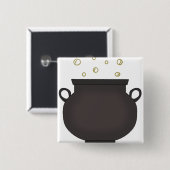 Witchs Cauldron Button (Vorne & Hinten)