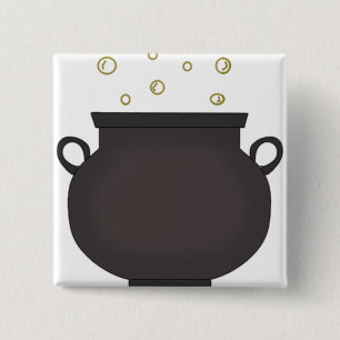 Witchs Cauldron Button