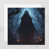 Witchwood Halloween Feiertagskarte (Vorne/Hinten)