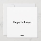 Witchwood Halloween Feiertagskarte (Rückseite)