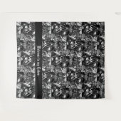 Witchy Baphomet mit Sinti und Roma Girls and Bats Wandteppich (Vorderseite (Horizontal))