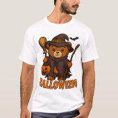 Witchy Bear Halloween Tee🧙♀️🧙♀️ T-Shirt (Vorderseite)