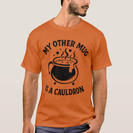 Witchy Black Cauldron Design – Magical Potion Brew T-Shirt