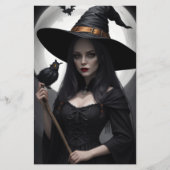 Witchy Black Raven Flyer (Vorne)