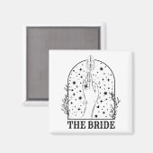 Witchy Bride Coven Matching Gothic Bachelorette Pa Magnet (Vorderseite/Rückseite)
