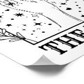 Witchy Bride Coven Matching Gothic Bachelorette Pa Poster (Ecke)