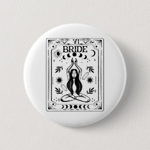 Witchy Bride Coven Tarot Celestial Gothic Bachelor Button
