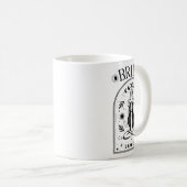 Witchy Bride Coven Tarot Celestial Gothic Bachelor Kaffeetasse (VorderseiteRechts)