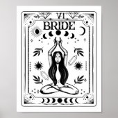 Witchy Bride Coven Tarot Celestial Gothic Bachelor Poster (Vorne)
