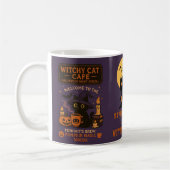 Witchy Cat Café Tasse - Halloween Pumpkin Zauberge (Links)