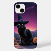 Witchy Cat Halloween T-Shirt Case-Mate iPhone Hülle (Rückseite)