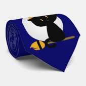 Witchy Cat Krawatte (Gerollt)