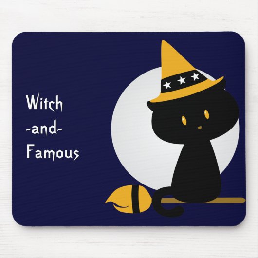 Witchy Cat Mousepad (Vorne)