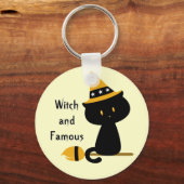 Witchy Cat Schlüsselanhänger (Vorderseite)