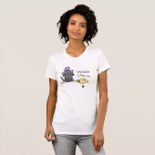 Witchy Cat Witz bitte T-Shirt (Vorne ganz)