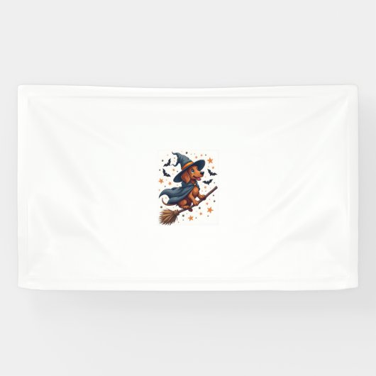 Witchy Dackel Delight Banner (Horizontal)
