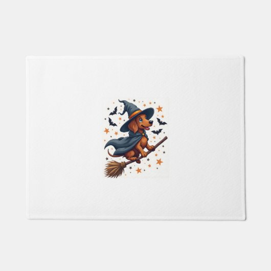 Witchy Dackel Delight Fußmatte (Vorderseite)