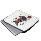 Witchy Dackel Delight Laptopschutzhülle (Vorne Knopf)