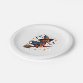 Witchy Dackel Delight Pappteller (Schrägansicht)