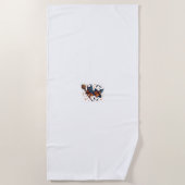 Witchy Dackel Delight Strandtuch (Vorderseite)